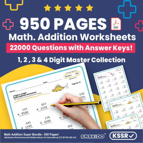 Math Addition Worksheets- Full Collection-1